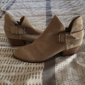 Dolce Vita Suede Perforated Booties